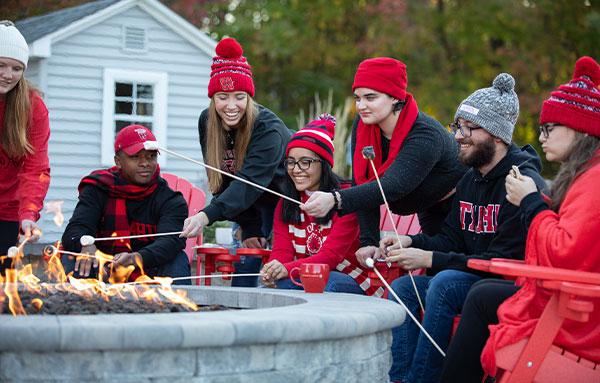 Hawktober alumni and students